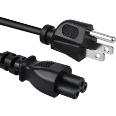 GENERICO - Cable poder para Laptop C5 TREBOL enchufe universal