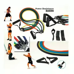 GENERICO - Set Resistencia de 5 Ligas Bandas Fitness