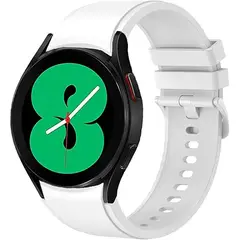 GENERICO - Correa de Silicona para Samsung Watch 7 - Blanco