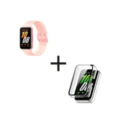 SAMSUNG - Smartwatch Galaxy Fit 3 Rosa + Case Bumper Transparente