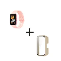 SAMSUNG - Smartwatch Galaxy Fit 3 Rosa + Case Bumper Beige