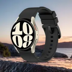 GENERICO - Correa de Silicona para Samsung Watch 7 - Negro
