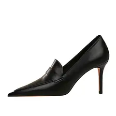 SHANDIAN - Zapato Formal Mujer Negro