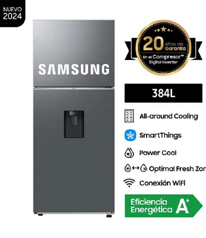 REFRIGERADORA 348 LT RT38DG6730S9PE
