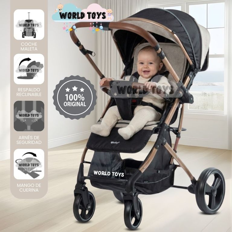 Coche Maleta «HI NOUR» de Lujo Beige