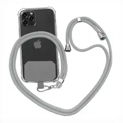 GENERICO - Lanyard de Nylon Para Celular - Gris