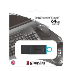 KINGSTON - Memoria Flash USB DataTraveler Exodia 64GB