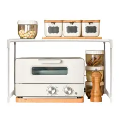 GENERICO - Organizador Base para microondas de metal