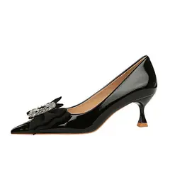 SHANDIAN - Zapato Formal Mujer Negro