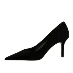 SHANDIAN - Zapato Formal Mujer Negro