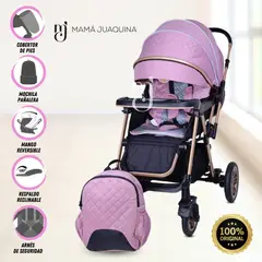 LITTLE - Coche Cuna de Lujo «LONDRES II» Edición Limitada Pink