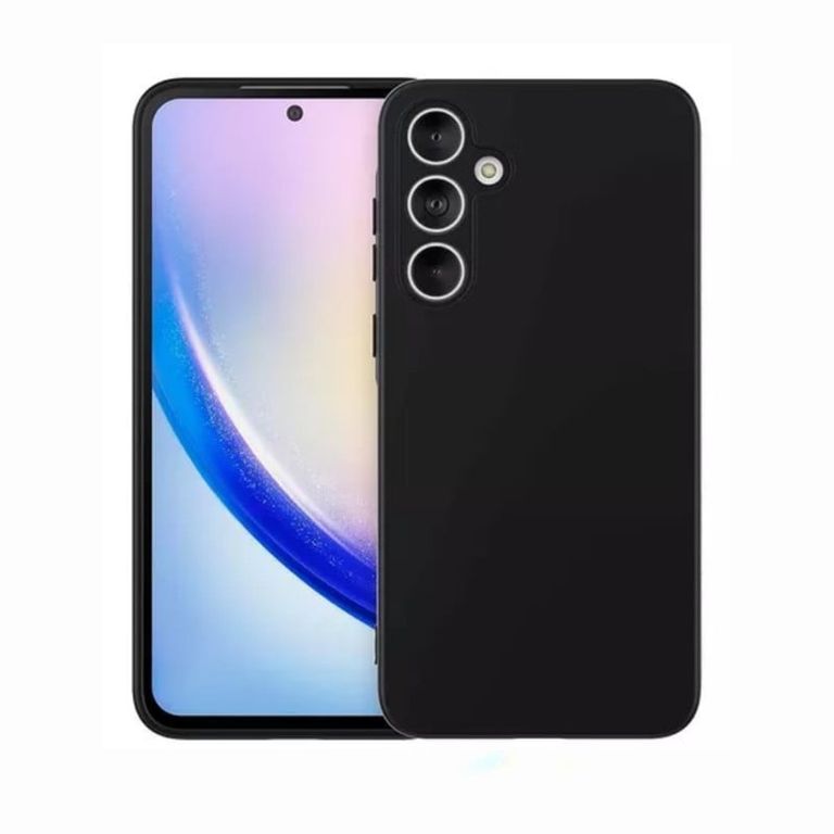Silicona Para Samsung A14 - Negro