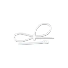 WESTOR - Cintillo para Cables 400mm x 3.5mm Blanco x 100 Pzas