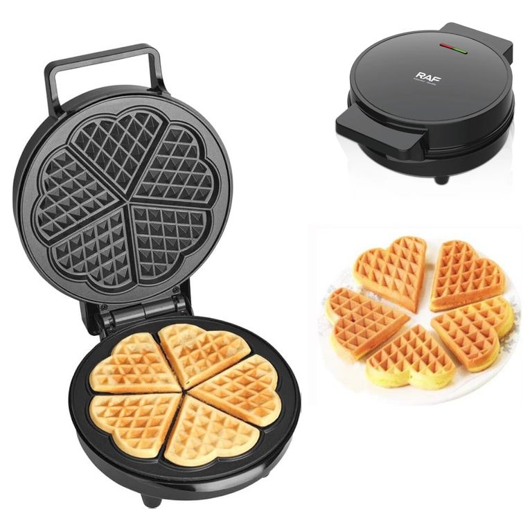 Máquina Para Hacer Waffles Super Práctica - Raf