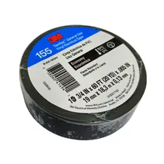 3M - Cinta Eléctrica Aislante de PVC Grande 18 Metros Temflex 155BK4A