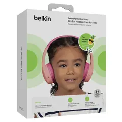 BELKIN - AUDIFONOS BLUETOOTH SOUNDFORM COLOR ROSADO 30 HORAS
