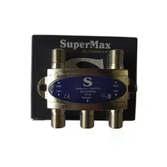 SUPER - DISEQC SWTCH 4x1 - SUPERMAX - COMBINA 4 ANTENAS PARABOLICAS