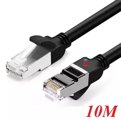 UGREEN - Cable De Red Negro Cat6 De 10 Metros 50196