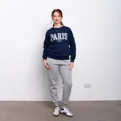 EVANIC - SUDADERA TEXTO PARIS - MUJER