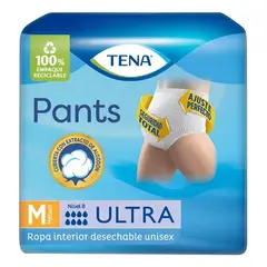 TENA - Pañal Pants Ultra Medium 10 UN