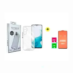 CASE - Space Transparente Para Samsung A55 + Mica de Vidrio