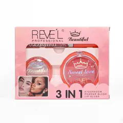 REVE'L PROFESSIONAL - 3 EN 1 SET MAQUILLAJE BEAUTIFUL TONO 3