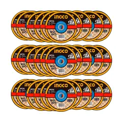 INGCO TOOLS - DISCO INGCO CORTE METAL 4 ½ AMOLADORA ESMERIL X30 UNIDADES