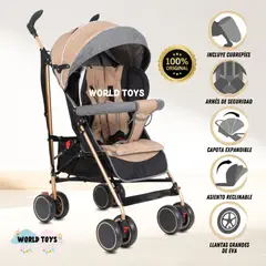 BABY - Coche Bastón «ADELA» Edición Limitada Beige