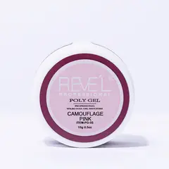 REVE'L PROFESSIONAL - POLY GEL PARA UÑAS CAMOUFLAGE PINK