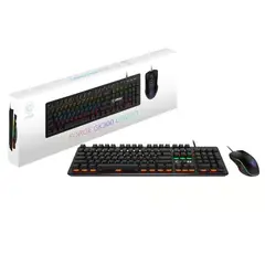 MSI - COMBO FORCE GK300 BLUE US GAMING TECLADO + MOUSE KEYBOARD USB