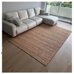 GENERICO - Alfombra Yute Sakanda IC-15112 Naranja 280 x 365 cm