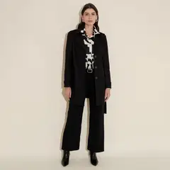 CAMILA VIALI - Trench Coat Negro