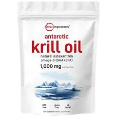 GENERICO - Microingredients Krill Oil 1000mg 300 Cápsulas Blandas