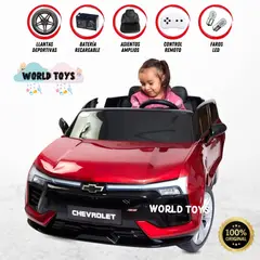 CHEVROLET - Carro a Batería «GIARDI» con Pantalla Borgoña