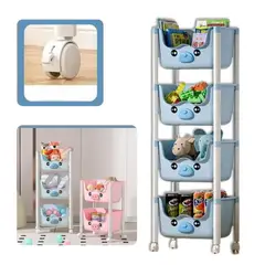 OEM - Organizador Kawaii 4 Niveles Modelo Chanchito Color Celeste