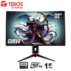 TEROS - Monitor curvo TE-3215G 32 VA 165hz Full HD HDMIDP PIVOT