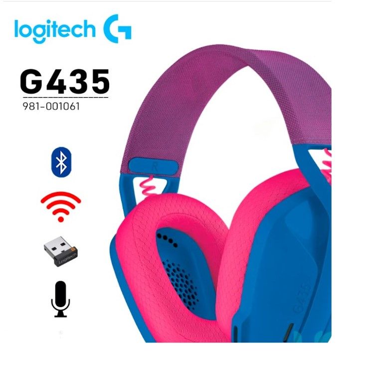 Audífono G435 Bluetooth- Blue