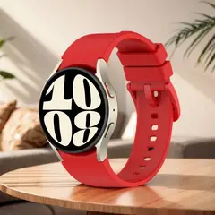 GENERICO - Correa Silicona para Samsung Watch 7 - Rojo