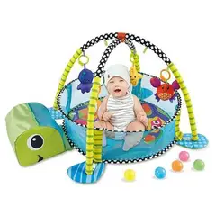 GENERICO - Gimnasio de Bebe Didáctico 3 en 1 TORTUGA
