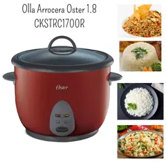 OSTER - Olla Arrocera 1.8 Lt CKSTRC1700R - ROJO
