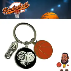 GENERICO - Llavero Baloncesto NBA - Negro_.