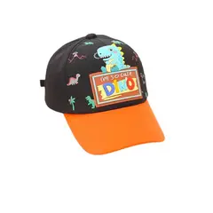 GENERICO - Gorra Niño Dinosaurio Niña Gorro Sombrero Negro