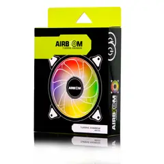 AIRBOOM - Ventilador de Case Gamer Turbine Rainbow AB-125
