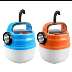 GENERICO - FOCO LINTERNA SOLAR RECARGABLE ☀️