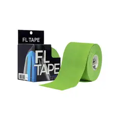 GENERICO - FL TAPE VENDA KINESIOLOGICA UNISEX ENTRENAR 5CM X 5M - VERDE