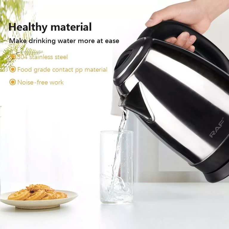 HERVIDOR ELECTRICO DE AGUA DE ACERO INOXIDABLE CON APAGADO AUTOMATICO