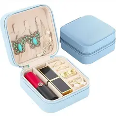 GENERICO - Mini Joyero Cofre Organizador Portatil Multiusos Viajero