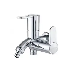 METUSA - Grifería Doble Perilla para lavandería en ABS Cromado