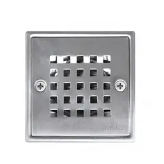 METUSA - Sumidero 4” Cuadrado en Acero Inoxidable