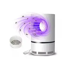 GENERICO - Lámpara De Succión Mata Mosquitos Zancudos Usb Luz Uv
